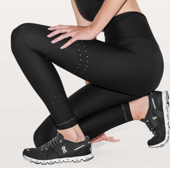lululemon athletica Pants - Lululemon Zoned In Tight 27” Leggings Black Size 4